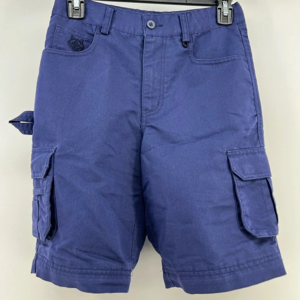 Boy Scouts Of America Shorts Youth 10 Cargo‎ Switchback Uniform Pockets Blue Cub